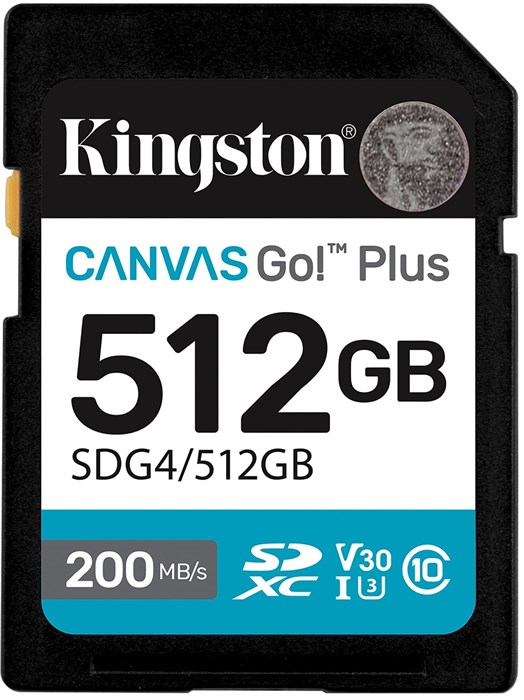 Карта памяти SDXC 512GB Kingston SDG4/512GB 1206295