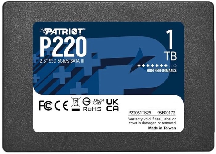 Накопитель SSD 2.5'' Patriot Memory P220S1TB25 1000 ГБ 1017011