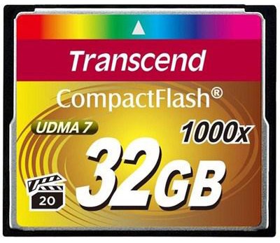 Карта памяти CompactFlash 32GB Transcend TS32GCF1000 387922