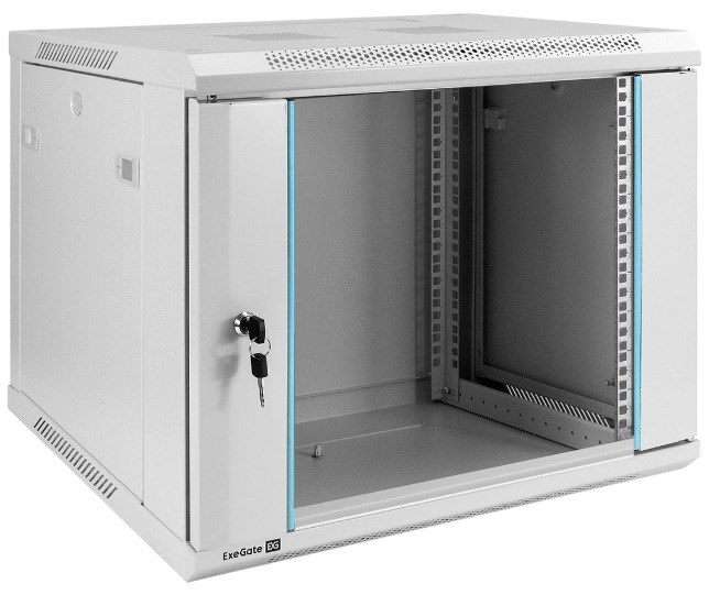 Шкаф настенный 19", 9U Exegate EC-WM-9U.450.G.GREY 1230452