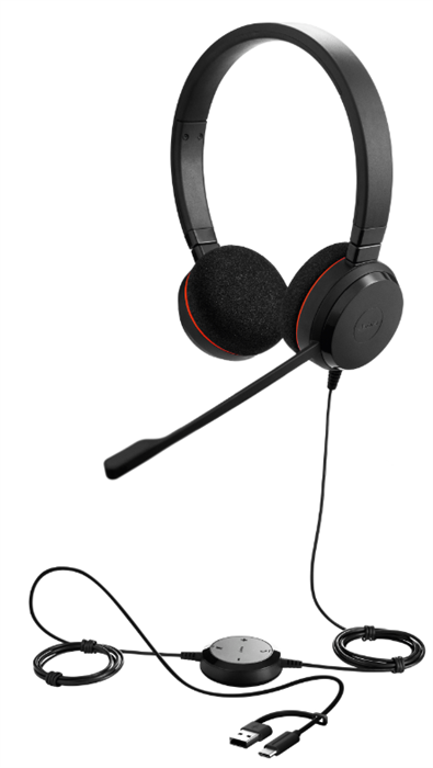 Гарнитура проводная Jabra Evolve 20 Stereo MS 1205328