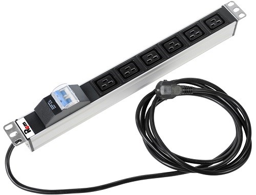 Блок розеток 19", 6 розеток ЦМО R-16-6C19-A-440-3 650646