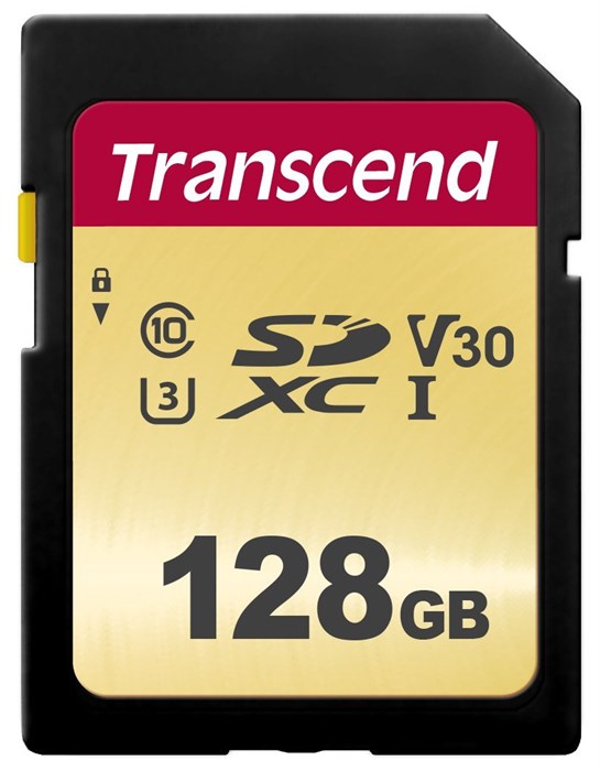 Карта памяти SDXC 128GB Transcend TS128GSDC500S 631786