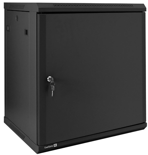 Шкаф настенный 19", 12U Exegate EC-WM-12U.450.M.BLACK 1230472