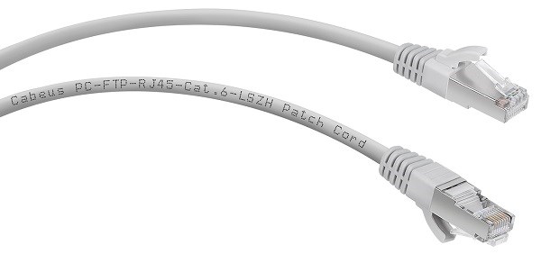 Кабель патч-корд F/UTP 6 кат. 15м Cabeus PC-FTP-RJ45-Cat.6-15m-LSZH 513348