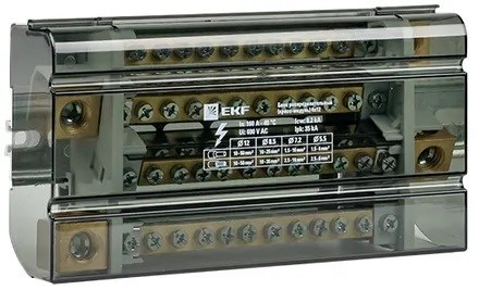 Блок распределительный  EKF db-160-4x12 1127123
