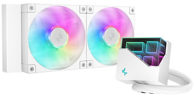 Система охлаждения жидкостная Deepcool LT240 ARGB WH 1103586