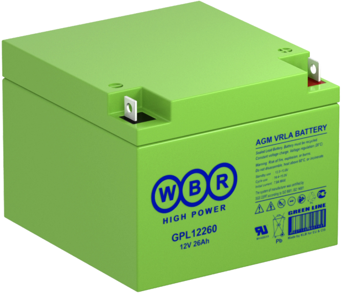 Аккумулятор  WBR GPL12260 849555