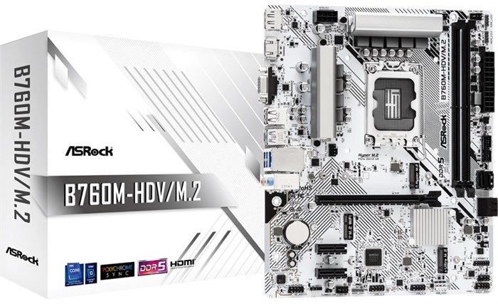 Материнская плата mATX ASRock B760M-HDV/M.2 1052839