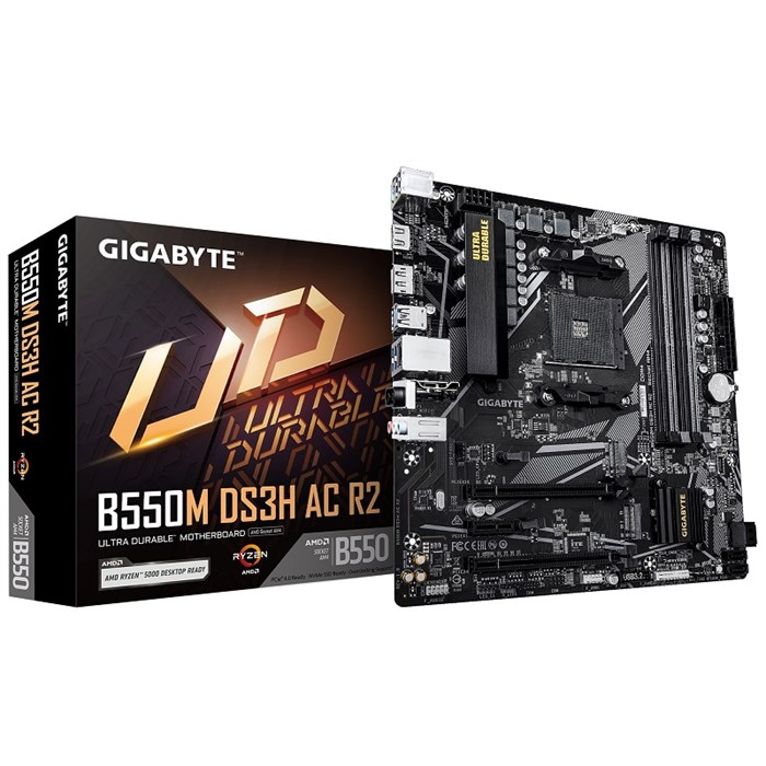Материнская плата mATX GIGABYTE B550M DS3H AC R2 1207493
