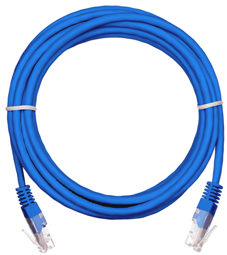 Кабель патч-корд U/UTP 5e кат. 10м Netlan EC-PC4UD55B-BC-PVC-100-BL-5 956861