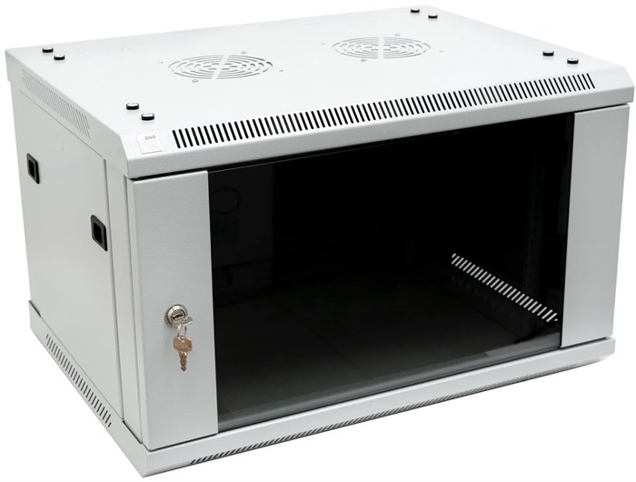 Шкаф настенный 19", 6U SNR SNR-TWC-6-SF-R-G 1180425