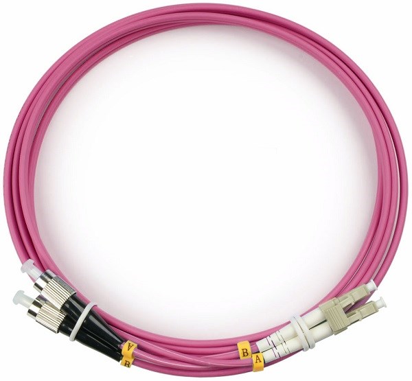 Патч-корд волоконно-оптический Cabeus FOP-50-OM4-LC-FC-2m 728621