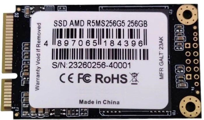 Накопитель SSD mSATA AMD R5MS256G5 256 ГБ 1035359