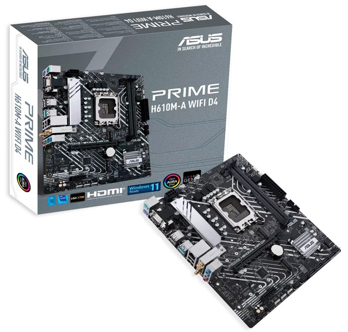 Материнская плата mATX ASUS PRIME H610M-A WIFI D4 943105