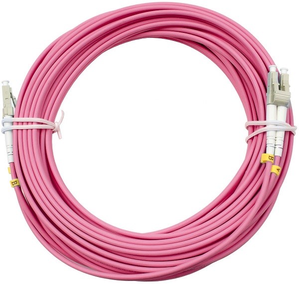 Патч-корд волоконно-оптический Cabeus FOP-50-OM4-LC-LC-15m 728639