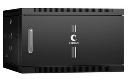 Шкаф настенный 19", 6U Cabeus SH-05F-6U60/35m-BK 552744