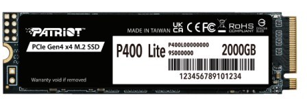 Накопитель SSD M.2 2280 Patriot Memory P400 Lite 2000 ГБ 1234835
