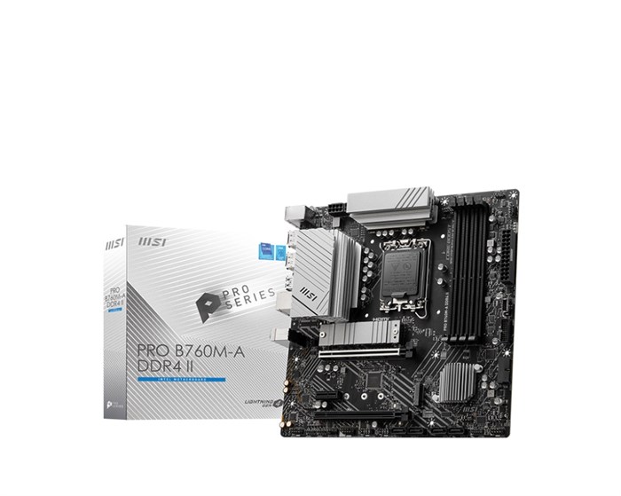 Материнская плата mATX MSI PRO B760M-A DDR4 II 1097316