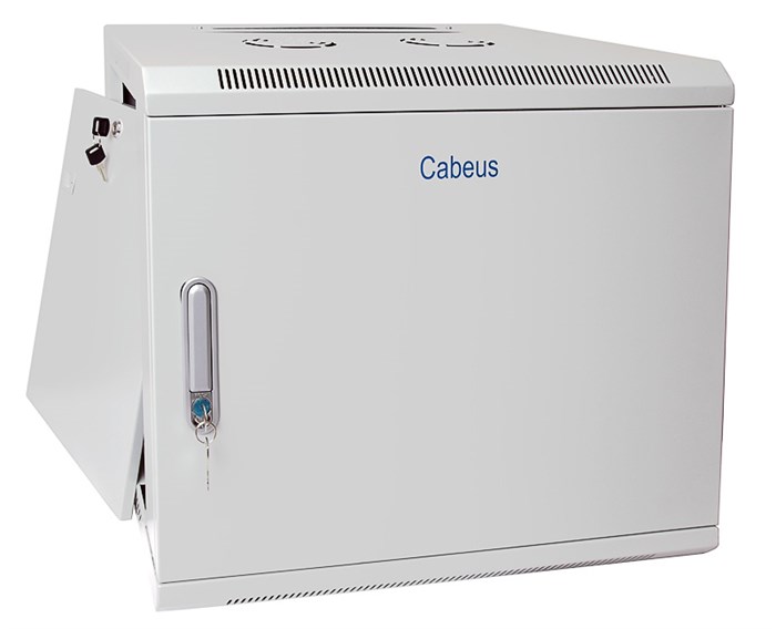 Шкаф настенный 19", 9U Cabeus SH-05F-9U60/35m 513035
