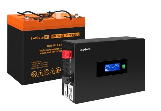 Комплект  Exegate IdealSine SR-600.LCD.2SH 1118312