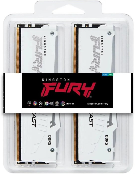 Модуль памяти DDR5 32GB (2*16GB) Kingston FURY KF560C30BWEAK2-32 1180034