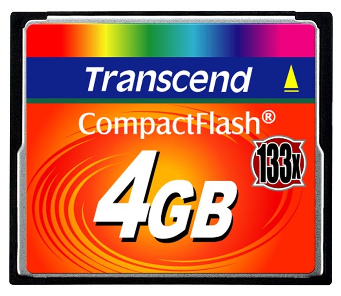 Карта памяти CompactFlash 4GB Transcend TS4GCF133 107302