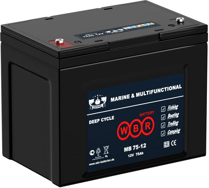 Аккумулятор  WBR MB 75-12 850179