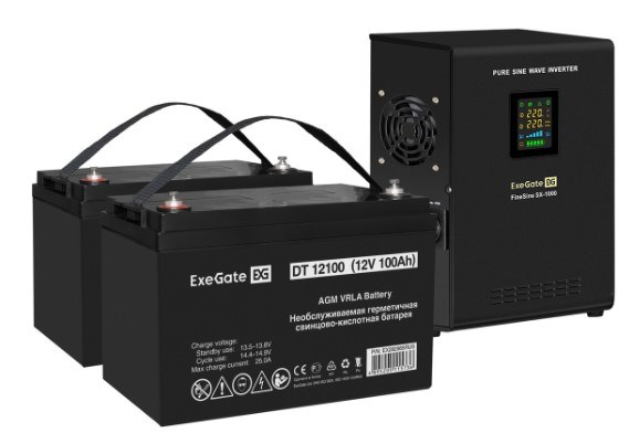 Комплект  Exegate FineSine SX-1000.LCD.AVR.2SH 1118377