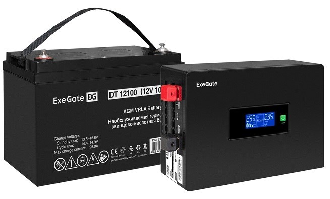 Комплект  Exegate IdealSine SR-1000.LCD.2SH 1118319