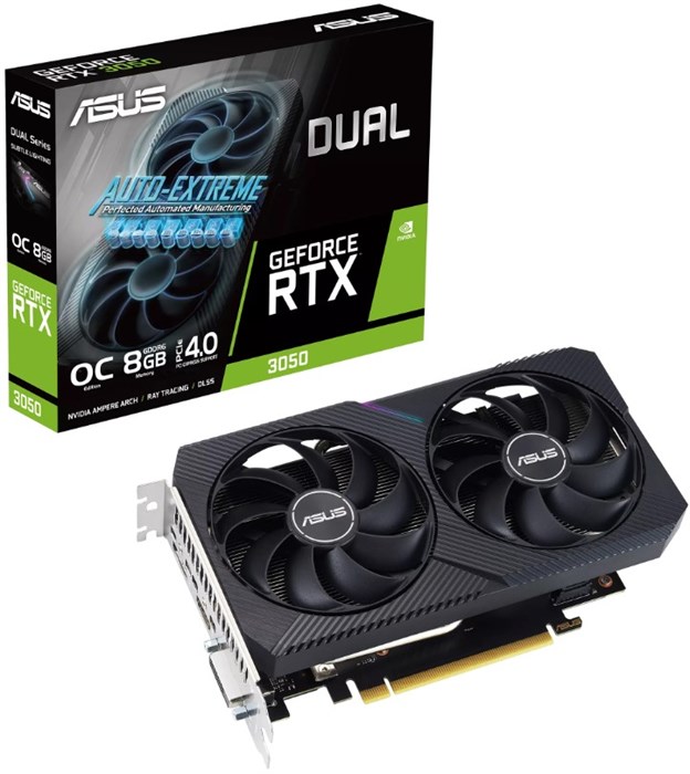 Видеокарта ASUS GeForce RTX 3050 (DUAL-RTX3050-O8G-V2) 1048316