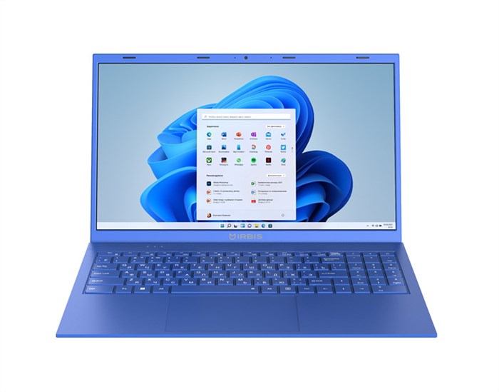 Ноутбук  Irbis Blizzard 15.6 ", Ryzen 3, 16 Гб RAM, 512 Гб SSD, Radeon Vega 3, Синий 1102578