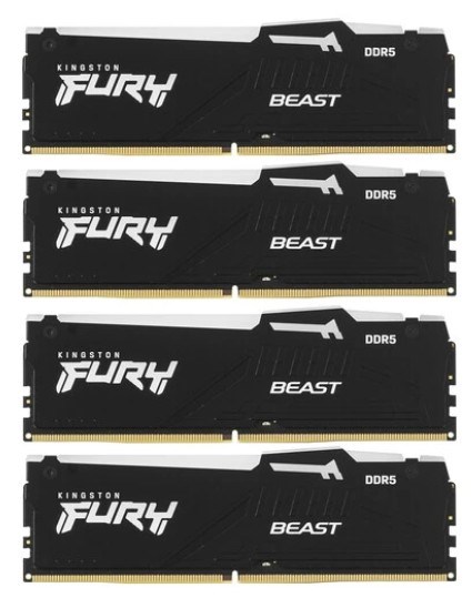 Модуль памяти DDR5 64GB (4*16GB) Kingston FURY KF556C40BBAK4-64 1220983