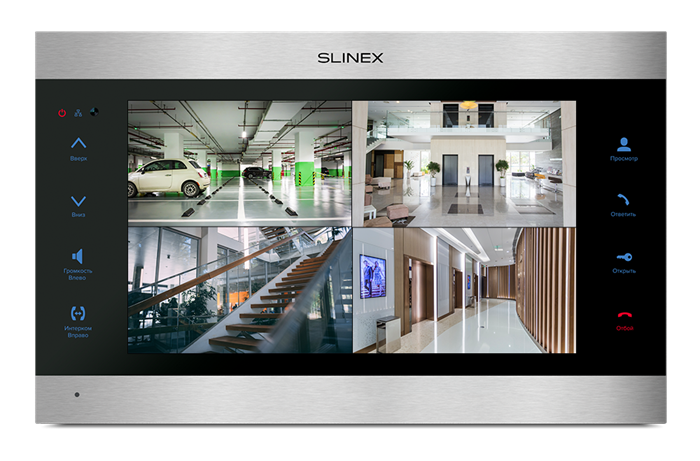 Видеодомофон  Slinex SL-10IPTHD Silver+Black 995113