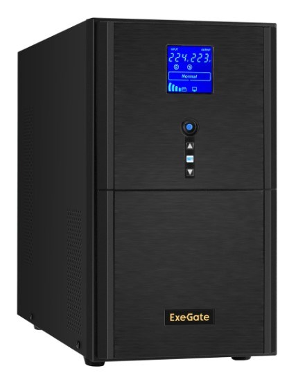 Источник бесперебойного питания  Exegate SineTower SZ-5000.LCD.AVR.2SH.1C13.T.RJ.USB 1118192
