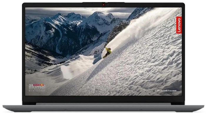 Ноутбук  Lenovo IdeaPad 1 15AMN7 15.6 ", Athlon, 8 Гб RAM, 256 Гб SSD, Radeon 610M, Серый 1186288