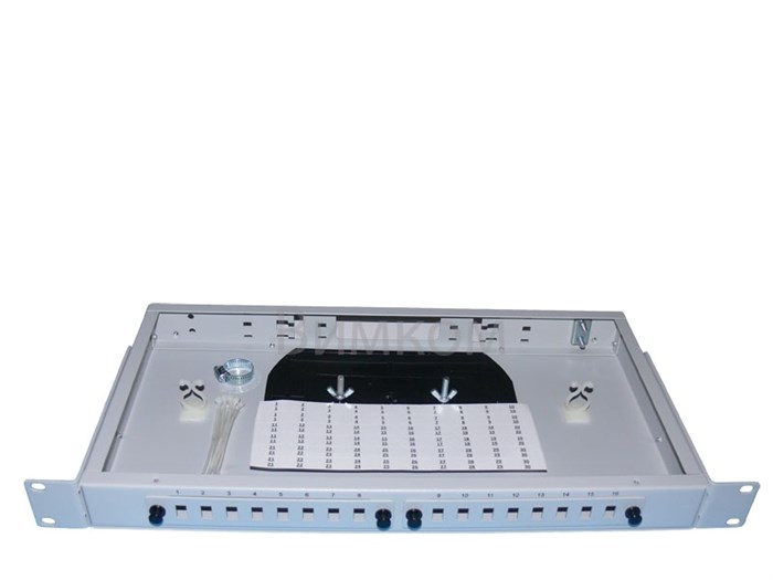 Кросс оптический стоечный  Vimcom СКРУ-1U19-A16/24-LC 223904