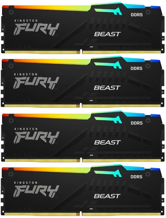 Модуль памяти DDR5 64GB (4*16GB) Kingston FURY KF552C40BBAK4-64 1117052