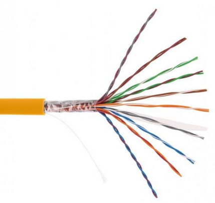 Кабель витая пара U/UTP 5 кат. 10 пар Netlan EC-UU010-5-LSZH-OR-3 512800