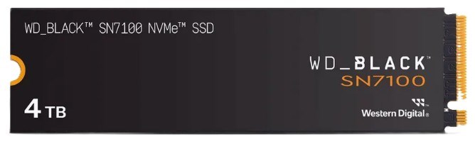 Накопитель SSD M.2 2280 Western Digital SN7100 4000 ГБ 1222255