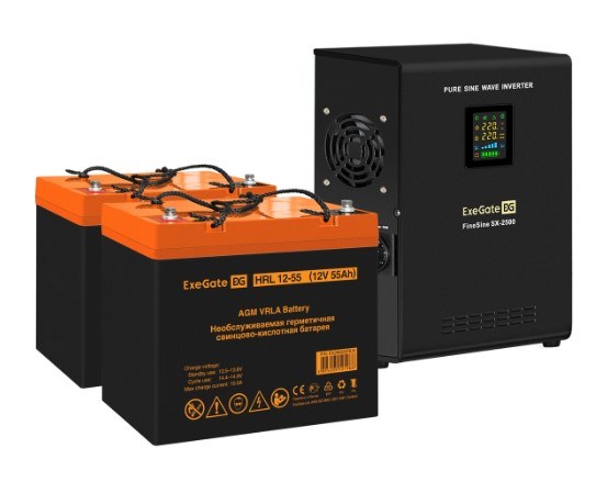 Комплект  Exegate FineSine SX-2500.LCD.AVR.2SH 1118446