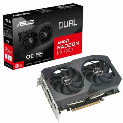 Видеокарта ASUS Radeon RX 7600 Dual OC (90YV0IH2-M0NA00) 1052462
