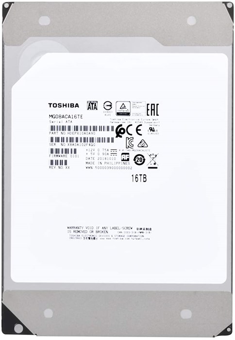 Жесткий диск 16TB SATA 6Gb/s Toshiba MG08ACA16TE 757906