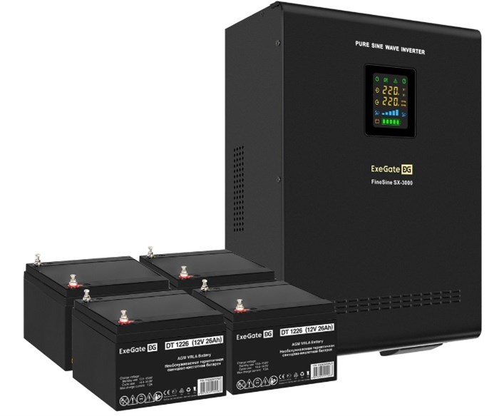 Комплект  Exegate FineSine SX-3000.LCD.AVR.2SH.T 1118458