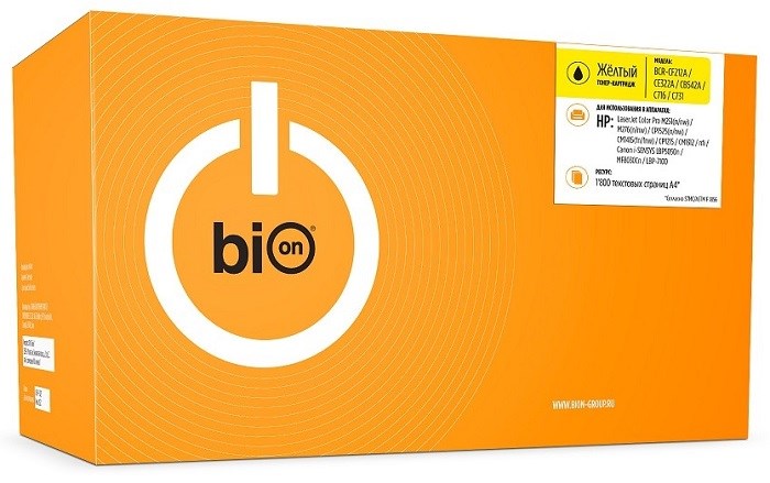 Картридж  BION BCR-CF212A/CE322A/CB542A/C716/C731 1001794