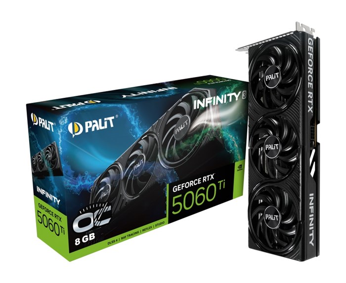Видеокарта Palit GeForce RTX 5060 TI INFINITY 3 OC (NE7506TS19P1-GB2062S) 1208081