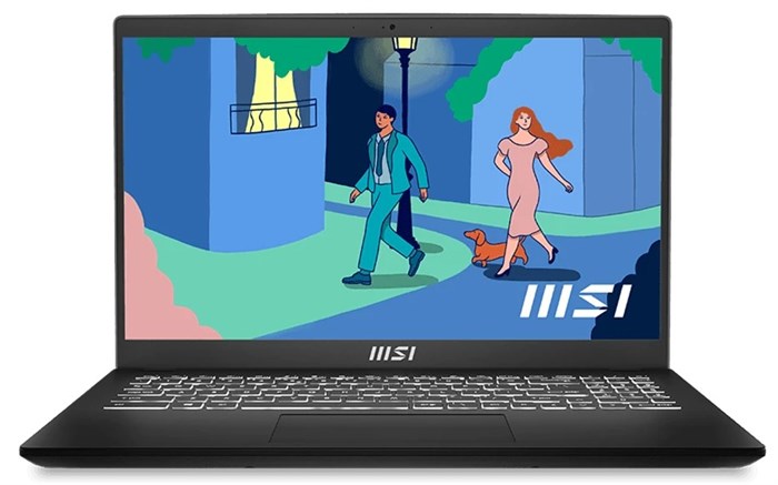 Ноутбук  MSI Modern 15 B7M-473XRU 15.6 ", Ryzen 5, 16 Гб RAM, 1 Тб SSD, Radeon Graphics, Черный 1236576