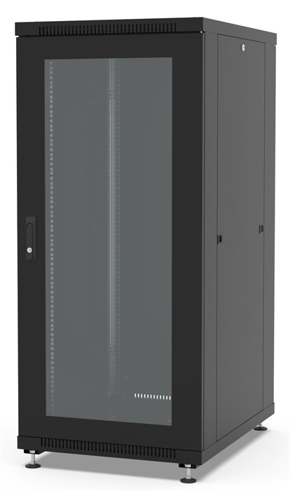 Шкаф напольный 19", 27U Filum FL-NT-2768GM1M-BK 1205665