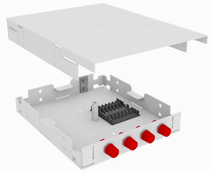 Кросс оптический настенный  TopLAN КРНМ-Top-04FC/U-OS2-GY 649226