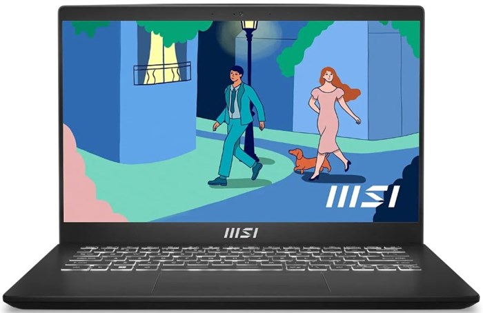 Ноутбук  MSI Modern 14 C7M-238RU 14 ", Ryzen 5, 8 Гб RAM, 512 Гб SSD, Iris Xe Graphics, Черный 1070566